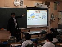 防災授業を開きます。