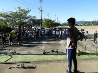 ＰＴＡ環境整備作業を開きます。